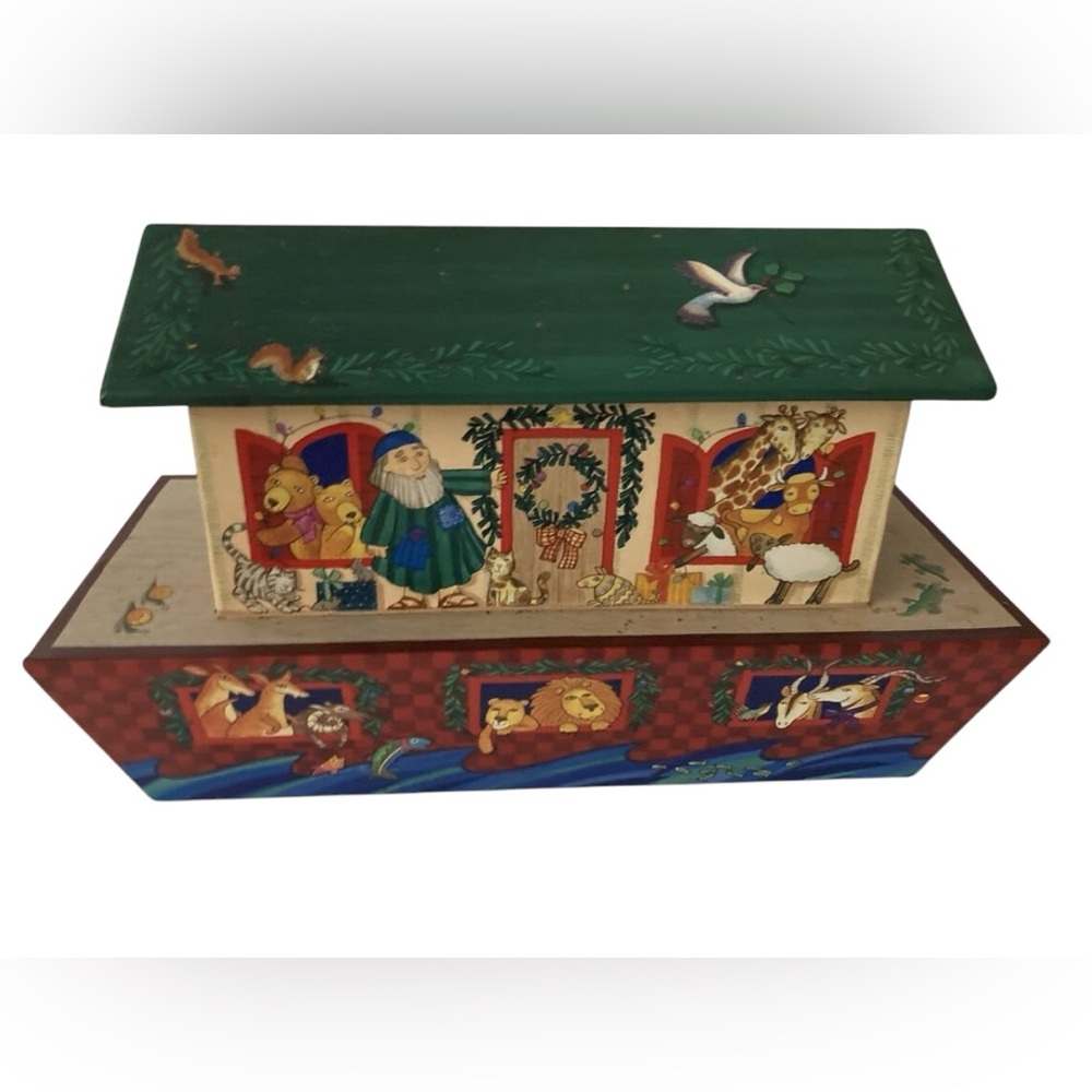 Hallmark Vintage Noah's Ark Box Storage 13x9